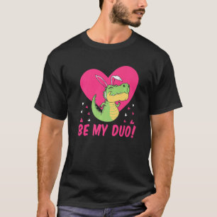 Camiseta Sé Mi Dúo Dinosaurio Volador Lindo Día de San Vale