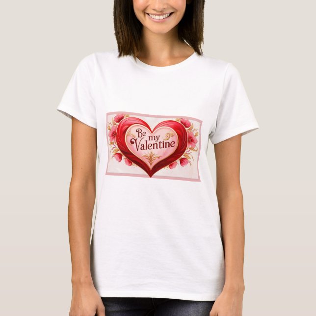 Camiseta Sé mi Valentine (Anverso)