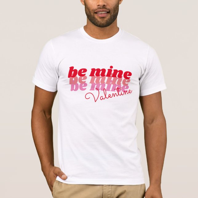 Camiseta Sé mi Valentine (Anverso)