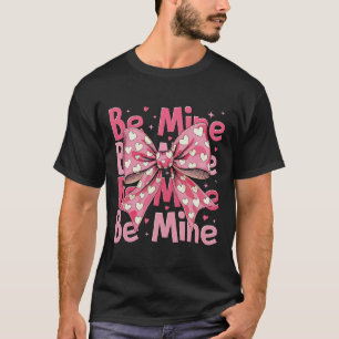 Camiseta Sé Mía Corazón Coqueta De San Valentín Rosa Xoxo P