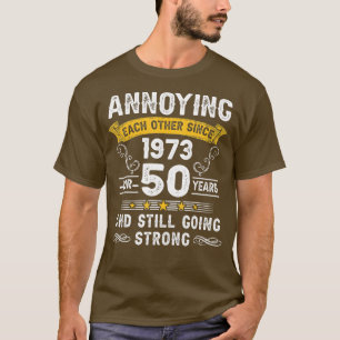 Camiseta Se Molestan Entre Sí Desde 1973 50 Años Boda Y