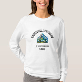 Camiseta Sé Montañoso. Día Internacional de las Montañas.