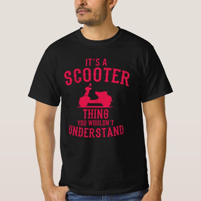 Camiseta SE MOPA ALGO SCOOTER Scooter Life Gift (Anverso)
