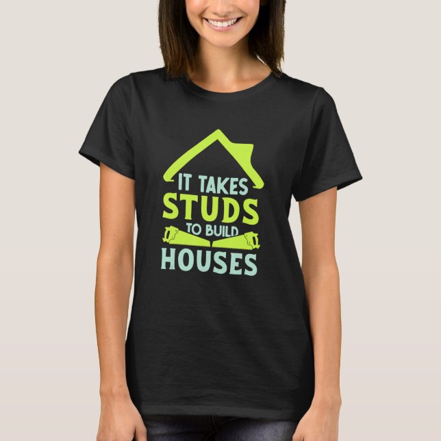 Camiseta Se necesita estudiar la construcción de carpas par (Anverso)