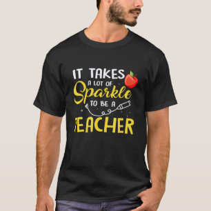 Camiseta Se necesita mucho brillo para ser un maestro - Mae