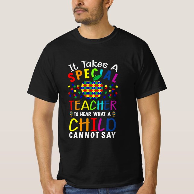 Camiseta Se Necesita Un Profesor Especial (Anverso)