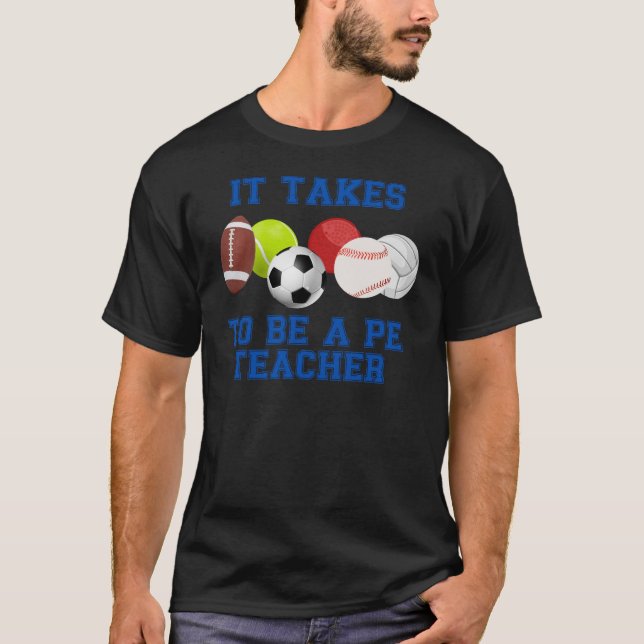 Camiseta Se Necesitan Bolas Para Ser Un Profesor De Educaci (Anverso)