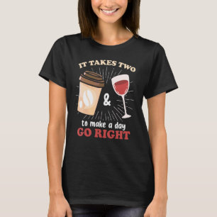Camiseta Se Necesitan Dos Para Hacer Que Un Día Salga Bien 