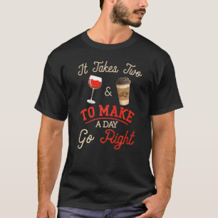 Camiseta Se Necesitan Dos Para Hacer Que Un Día Salga Bien 