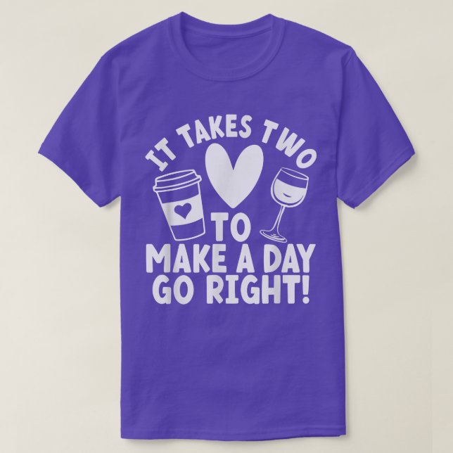 Camiseta Se Necesitan Dos Para Hacer Que Un Día Vaya Bien G (Diseño del anverso)