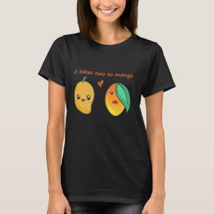 Camiseta Se Necesitan Dos Para Mango Cute Tango Mango Fruto