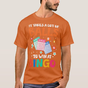 Camiseta Se necesitan muchas bolas para ganar un regalo de 
