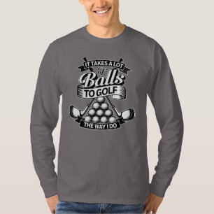 Camiseta Se Necesitan Muchas Pelotas - golf divertido