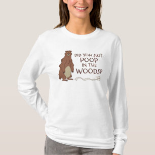 Camiseta ¿Se Ocupa Un Oso En El Bosque?