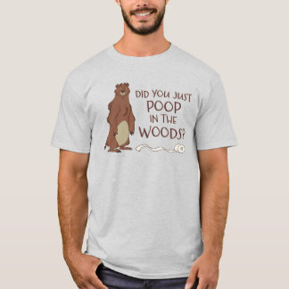 Camiseta ¿Se Ocupa Un Oso En El Bosque?