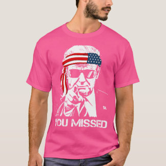Camiseta Se perdió el intento de asesinato de 2024