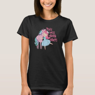 Camiseta Se Pliega Bien Con Otros Bailarina De Ballet Y Uni