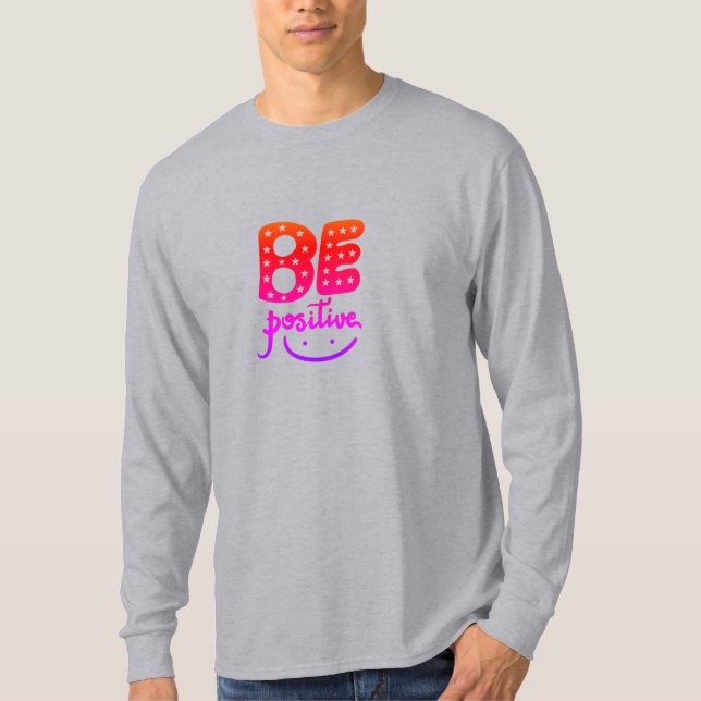 Camiseta Sé positivo (Anverso)