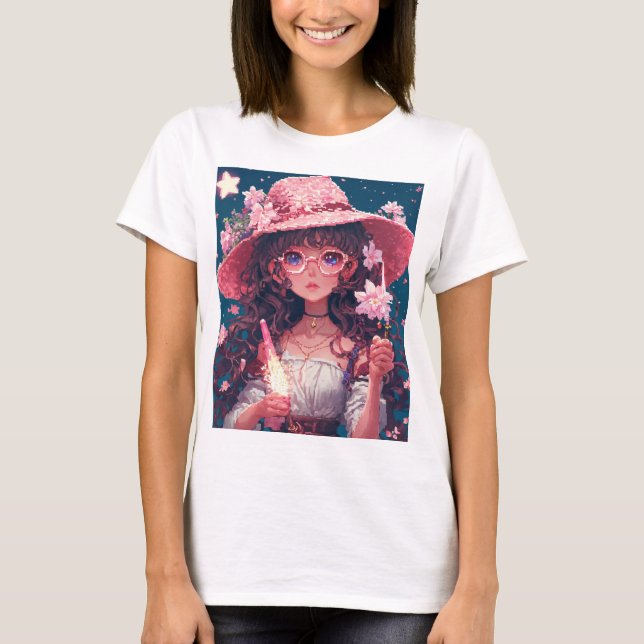 Camiseta Se presenta el arte de píxeles de estilo con diseñ (Anverso)