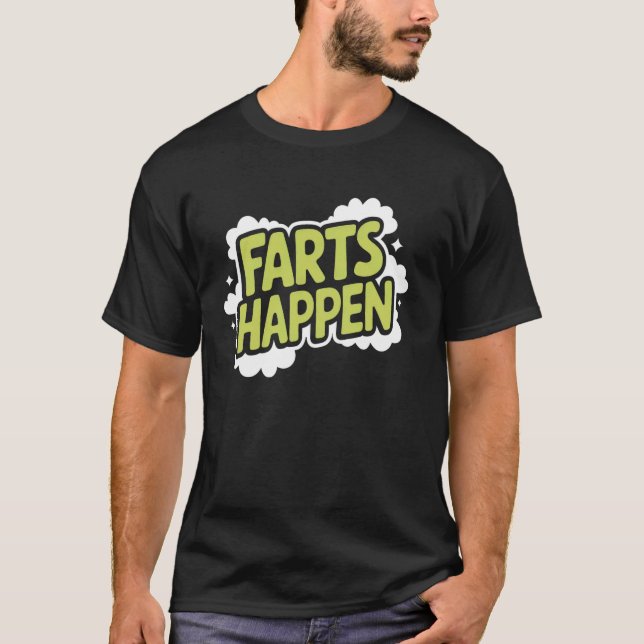Camiseta Se producen pedos (Anverso)