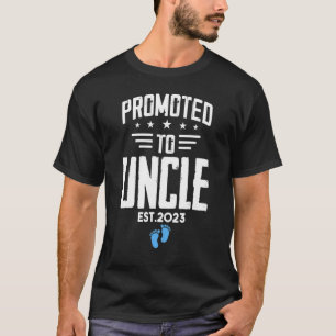 Camiseta Se promocionó al tío Est 2023 es un niño embarazad