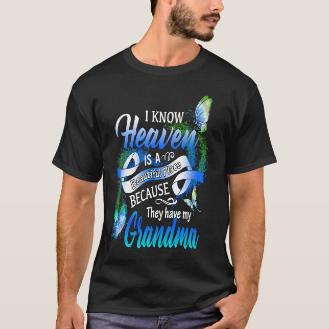 Camiseta Sé Que El Cielo Es Un Lugar Hermoso Donde Tienen M (Anverso)