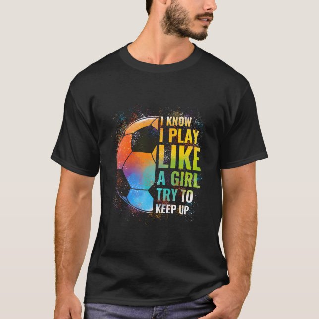 Camiseta Sé que juego como un intento de mantener el ritmo  (Anverso)