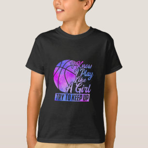 Camiseta Sé que juego como una niña - Día de juego de Sketl