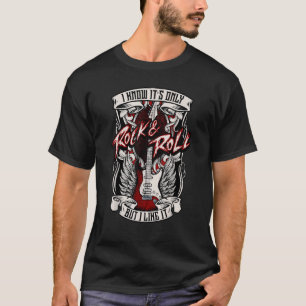 Camiseta Sé que sólo es rock and Roll pero me gusta Guita