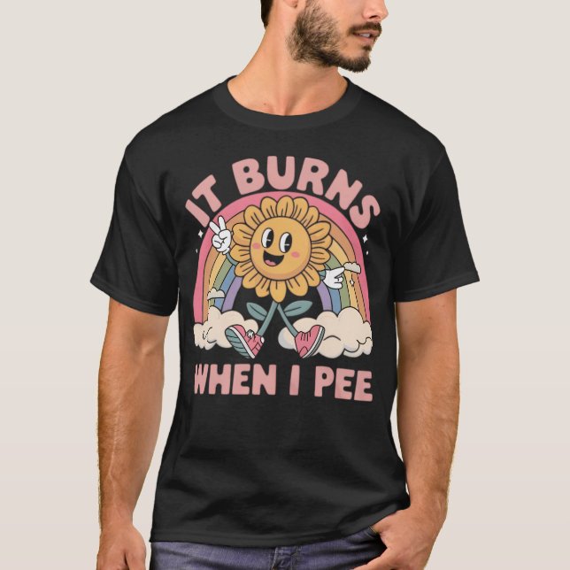 Camiseta Se Quema Cuando Pee (Anverso)