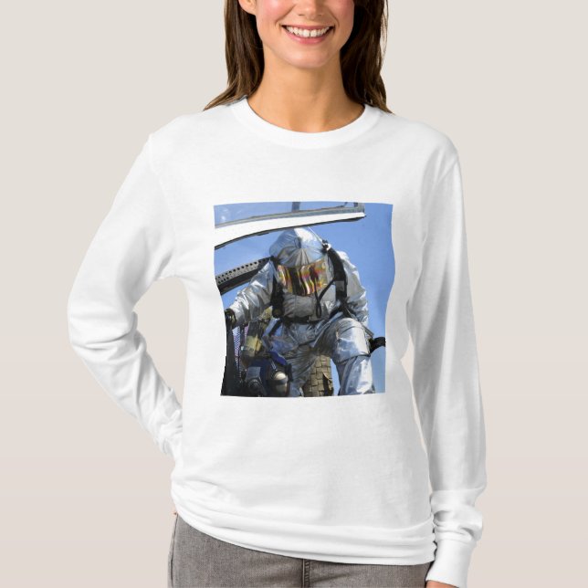 Camiseta Se realiza un simulacro de rescate en la cabina de (Anverso)