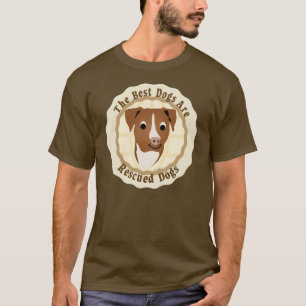 Camiseta Se rescatan los mejores perros (el pitbull)