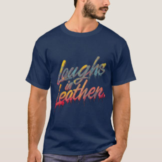 Camiseta Se ríe en cuero