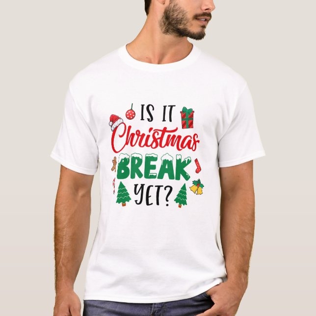 Camiseta ¿Se Rompe El Navidad Y Los Navidades Son Divertido (Anverso)