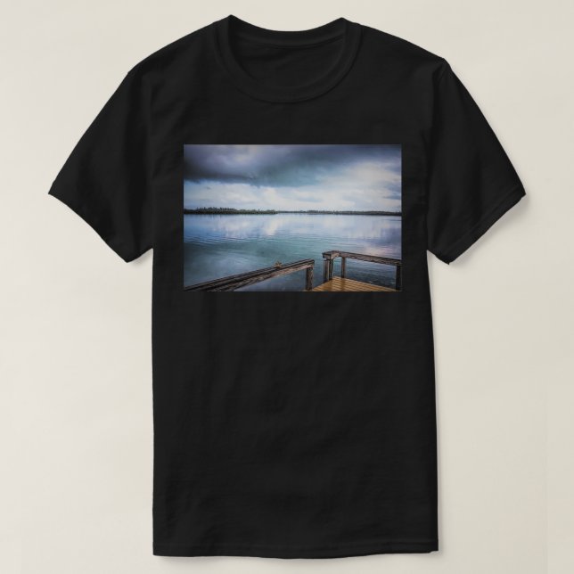 Camiseta Se rompió la mañana en una maraña verde (Diseño del anverso)