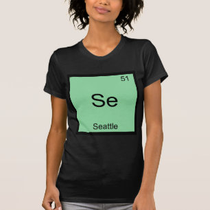 Camiseta Se - Seattle City Chemistry Símbolo T-Shirt