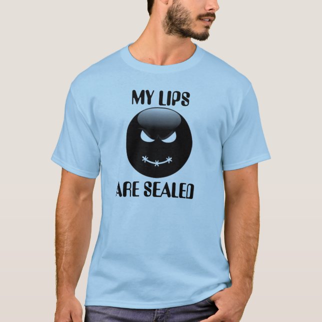 Camiseta Se sellan mis labios (Anverso)