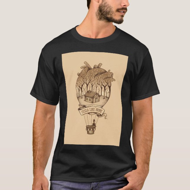 Camiseta Se Siente Como En Casa (Anverso)