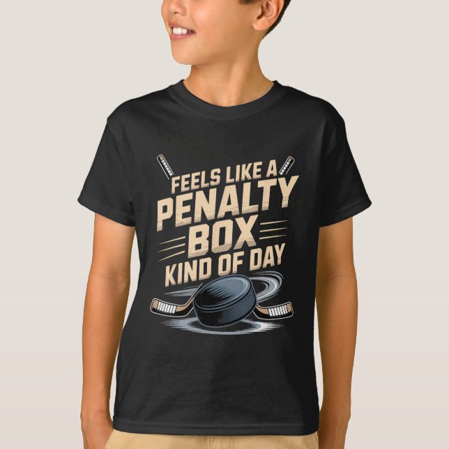 Camiseta Se Siente Como Un Día De Caja De Penalización _12  (Anverso)