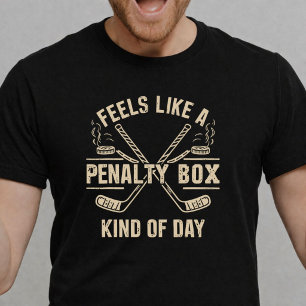 Camiseta Se Siente Como Un Día de Tipo Caja de Penalización