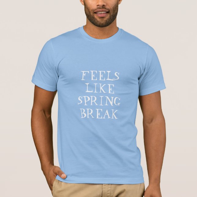 Camiseta Se siente como una escapada de primavera, rad dive (Anverso)