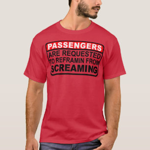 Camiseta Se solicita a los pasajeros