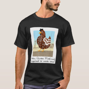 Camiseta Se supone que las divertidas matemáticas de pollo 