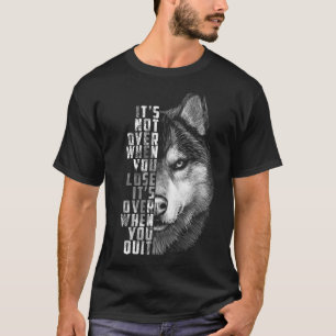 Camiseta Se Termina Cuando Quitas La Cita De Motivación Par