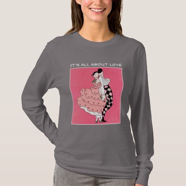 Camiseta Se trata de amor. Regalo el día de San Valentín (Anverso)