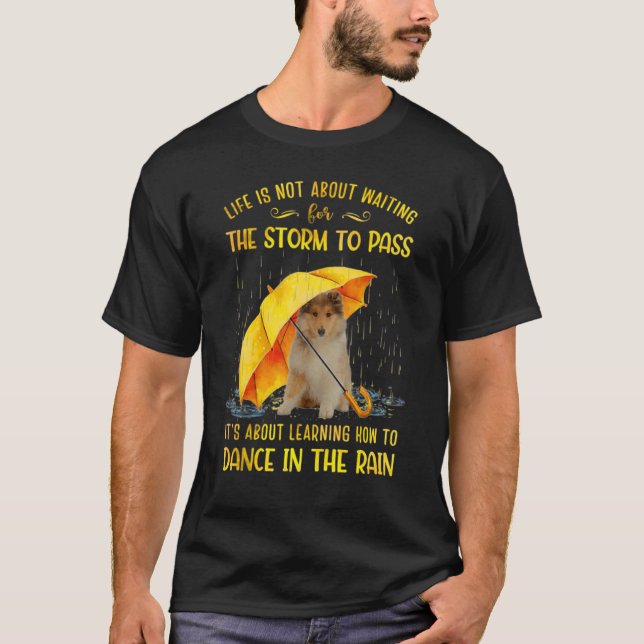 Camiseta Se trata de aprender a bailar bajo la lluvia (Anverso)