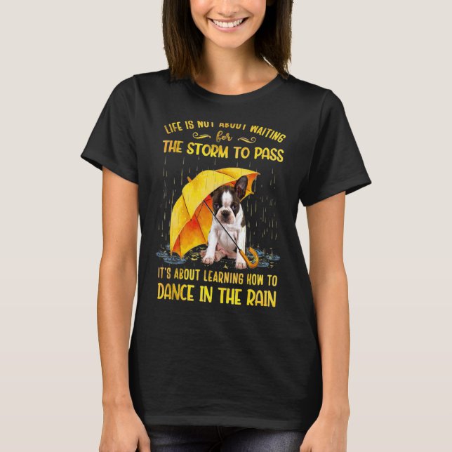 Camiseta Se trata de aprender a bailar en los bosto de lluv (Anverso)