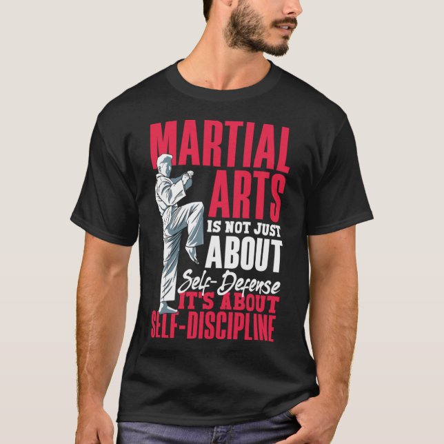 Camiseta Se trata de autodisciplina Karate Jiu Jitsu 1 (Anverso)