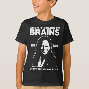 Camiseta Se Trata De Los Cerebros En Los Que Ella Se Quedó