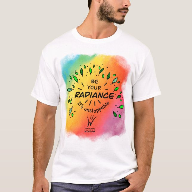 Camiseta Sé tu arcoiris de radio (Anverso)